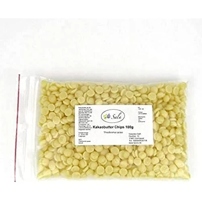 Abbildung von Sala Kakaobutter Chips Pastillen Lebensmittelqualität konv. 100 g Beutel