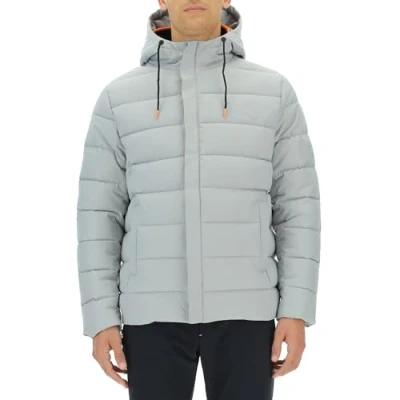 Abbildung von JEEP O102968 G229 XP WATTIERTE TECHNISCHE HERRENJACKE MIT KAPUZE Reißverschlusstaschen JX23A Medium Grey L