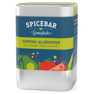 Abbildung von Spicebar Topping Allrounder Bio 90g Gemüsegewürz für Tomaten, Avocado und mehr toppt einfach alles