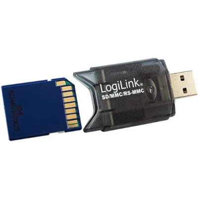 Abbildung von Cardreader USB 2.0 Stick extern für SD/MMC LogiLink®