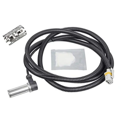 Abbildung von FEBI BILSTEIN 104571 ABS Sensor Hinterachse links mit Fett, Hülse 1790Ohm 1794mm 1849mm MAN: TGS