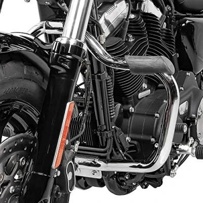 Abbildung von Sturzbügel für Harley Davidson Sportster 883 Custom 04 10 Mustache Chrom