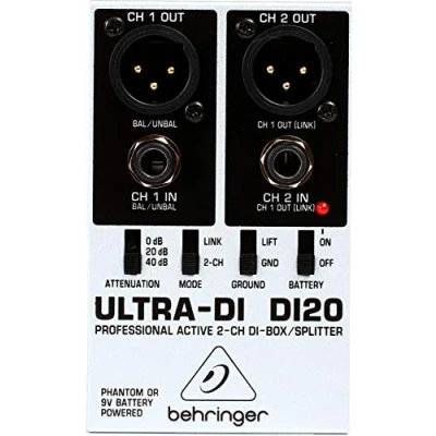 Abbildung von Best Price Square DI Box/Signal Splitter, 20 DI20 by BEHRINGER