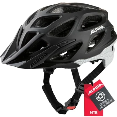 Abbildung von ALPINA MYTHOS REFLECTIVE Reflektierender, Optimal Sichtbarer &amp; Sicherer Fahrradhelm Mit Fliegennetz Für Erwachsene, black reflective, 59 64 cm