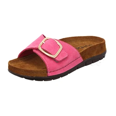 Abbildung von Rohde Pantolette flach pink, Damen, Größe: 40, Pink Schuhe
