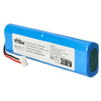 Abbildung von vhbw Akku kompatibel mit Ecovacs Deebot Ozmo 930 Staubsauger Home Cleaner Heimroboter (2600mAh, 14,4V, Li Ion)