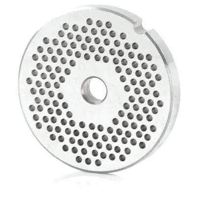 Abbildung von Zelsius Fleischwolfaufsatz Edelstahl Lochscheibe ø 3 mm für Profi Fleischwolf elektrisch, 7 cm