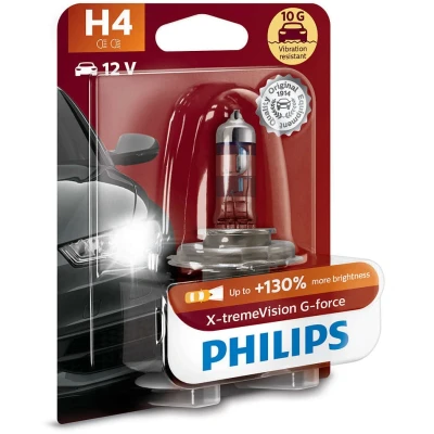Abbildung von PHILIPS 12342XVGB1 Glühlampe, Fernscheinwerfer H4 12V 60/55W 3500K Halogen VOLKSWAGEN: Polo II Coupe, Kastenwagen, up! Schrägheck