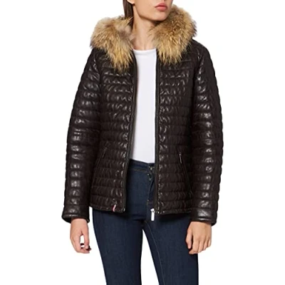 Abbildung von Oakwood Damen Happy Jacke, Braun (Choco 0505), Medium