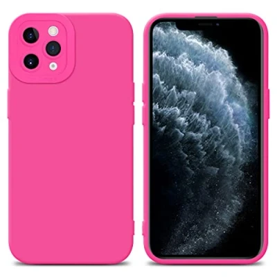 Abbildung von Cadorabo Hülle kompatibel mit Apple iPhone 11 PRO Schutzhülle TPU Silikon Case Liquid Design Kameraschutz Slim Kratzfest Weiche Gummi Rundumschutz für in Pink