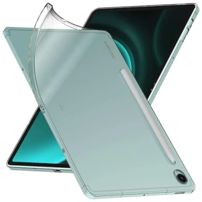 Abbildung von ebestStar Hülle für Samsung Galaxy Tab S9 FE X510N, 5G X516B, Silikon Handyhülle Cover, Klar TPU Schutzhülle, Slim Handy Case, Transparent