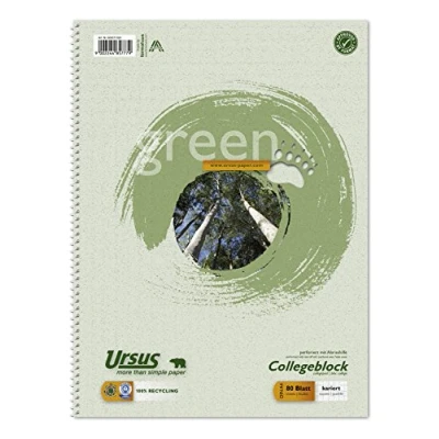 Abbildung von Staufen Ursus Green Collegeblock A4 kariert