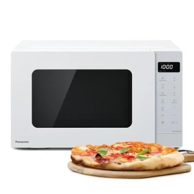 Abbildung von Panasonic NN K35NWMEPG, Grill/Mikrowellenofen, 24 Liter, 900 W Power, 8 Auto Programmes, Kombi Koch Technologie, Weiß
