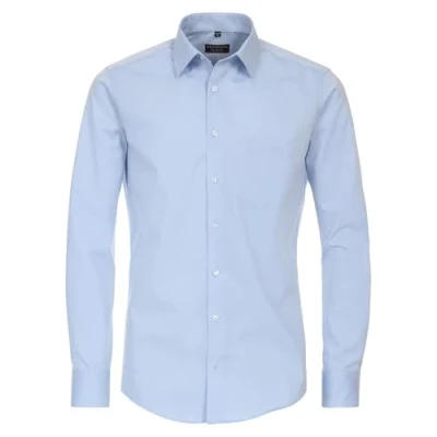 Abbildung von Redmond Modern FIT Langarm IN Verschiedenen Hemd, Herren, Größe: Small, Blau