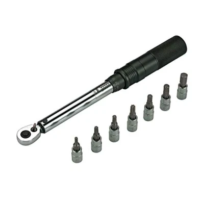 Abbildung von BBB Cycling Unisex Adult BTL 173 Fahrrad Drehmomentschlüssel TorqueSet DeluxeMit Inbusschlüssel 3, 4, 5, 6, 8 und Torxschlüssel T25, T30Reparatur Werkzeug Set, schwarz, 55 x 292 69 mm