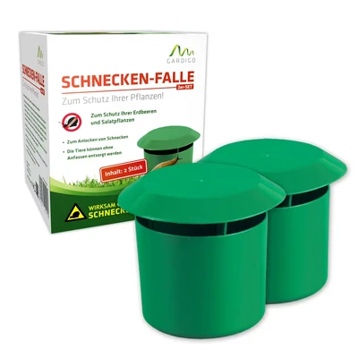 Abbildung von Gardigo Lebendfalle Schneckenfalle 2er Set