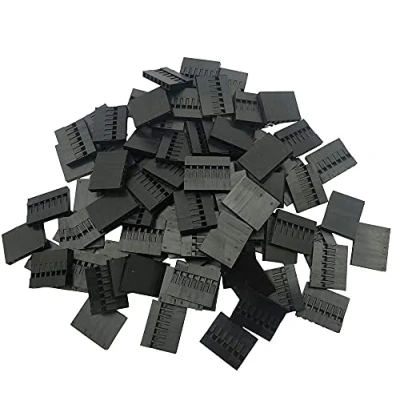 Abbildung von Aihasd 100PCS 7P Single Row Pin Header Female Connector 2,54mm 7