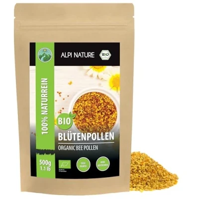 Abbildung von BIO Blütenpollen (500g), Bienenpollen naturrein, getrocknet, ohne Zusatzstoffe aus Multicolorpollen