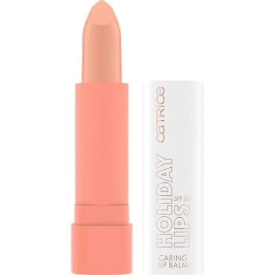 Abbildung von Catrice Holiday Lips Caring Lip Balm, Nr. 040, Pink, pflegend, schützend, transluzent, vegan, UVA und UVB Filter + SPF 25, ohne Konservierungsstoffe, Parabene, 1er Pack (3.5g)