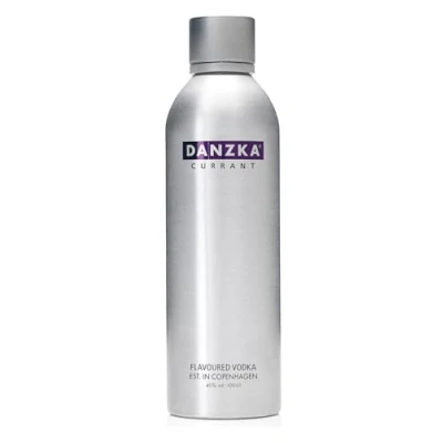 Abbildung von Danzka Currant Premium Wodka 1 x 1L Aluminiumflasche Skandinavisches Design Copenhagen