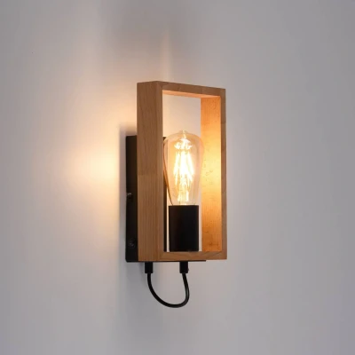 Abbildung von JUST LIGHT Wandleuchte FRANKY, ohne Leuchtmittel, ExklusiveE27, Schalter, Wippschalter