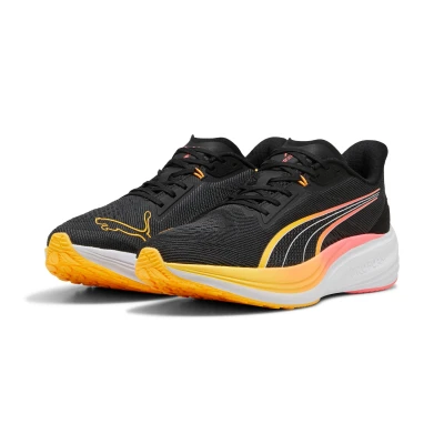 Abbildung von Puma Darter PRO Laufschuh Natural running, Größe: 42, Black/sun stream Schuhe