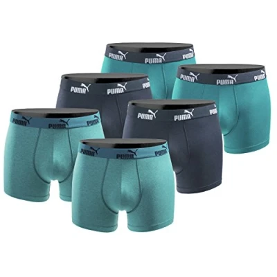 Abbildung von PUMA Boxershort 6er Pack Herren Basic Black Limited Edition New Ocean Gr. XXL