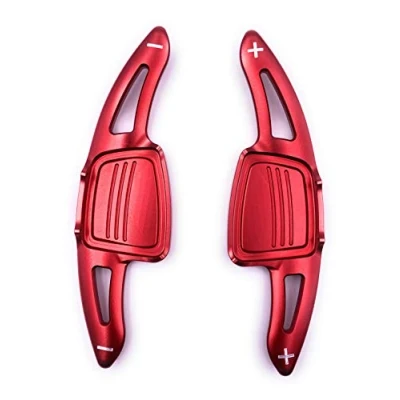 Abbildung von H Customs Schaltwippen Shift Paddle Alu rot v2 Kompatibel mit 2015 2019 A4,A5,TT,TTS,Q7