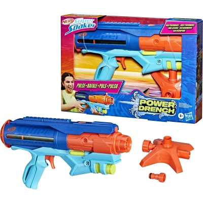 Abbildung von Nerf Super Soaker Power Drench Wasserblaster Coole Spritzpistole für Kinder Outdoor Spaß im Sommer Ostergeschenk Jungen und Mädchen