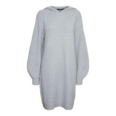 Abbildung von Vero Moda Vmdoffy Kurzes Strickkleid, Damen, Größe: Small, Light grey melange
