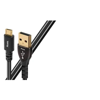 Abbildung von Audioquest Pearl Kabel 0,75 Meter, (USB A, Micro USB B, 2.0, Stecker/Stecker, Schwarz)
