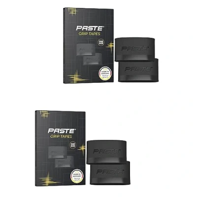 Abbildung von PASTE ® 2er Set Schienbeinschonerhalter Fußball Silikon Männer Kinder (Schwarz &amp; Weiß) Halterung für Fussball Stutzen als Schienbeinschoner Halter Halter, Knöchelbänder Fußballstutzen