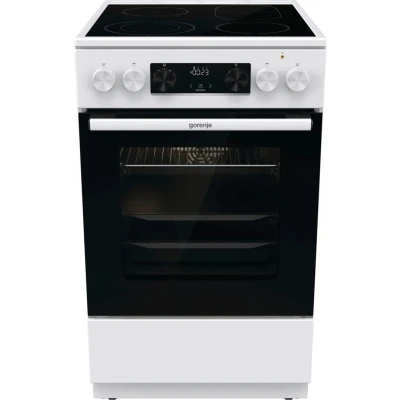 Abbildung von GORENJE Elektro Standherd &quot;GECS5C70WA&quot;, GECS5C70WA, mit 1 fach Teleskopauszug, Aqua Clean
