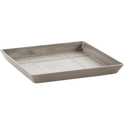 Abbildung von Ecopots saucer square 36 cm taupe
