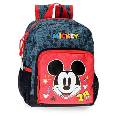 Abbildung von Disney Mickey Get Moving Vorschulrucksack Mehrfarbig 23 x 28 10 cm Polyester 6,44l, bunt,