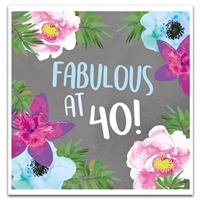 Abbildung von Fab 40, Karte zum 40. Geburtstag