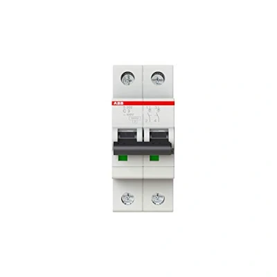 Abbildung von ABB S200 MCB Leitungsschutzschalter Typ C, 2 polig 3A 440V, Abschaltvermögen 6 kA System Pro M Compact