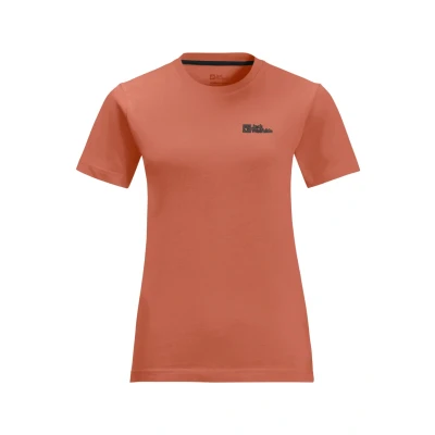 Abbildung von Jack Wolfskin Damen Essential W T Shirt, Warm Amber, S EU
