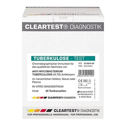 Abbildung von Tuberkulose Schnelltest Cleartest Testst 10 St