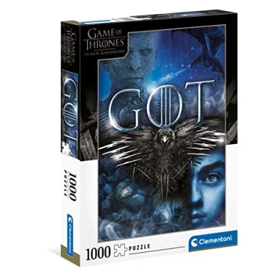 Abbildung von Clementoni 39589 puzzle Game of Thrones 1000 Teile Panorama Legespiel Puzzle, Geschicklichkeitsspiel für die ganze Familie, Erwachsenenpuzzle ab 10 Jahren, erwachsene, Mehrfarbig