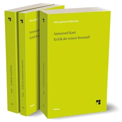 Abbildung von Die drei Kritiken: Kritik der reinen Vernunft/ praktischen Urteilskraft (Philosophische Bibliothek)