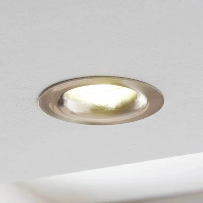 Abbildung von LED Einbauspot Saliceto rund starr 2.700K nickel