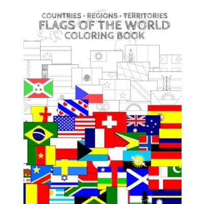 Abbildung von Flags of the World Countries, Regions and Territories Coloring Book: 352 Territories, States, Dependencies Historical from all over