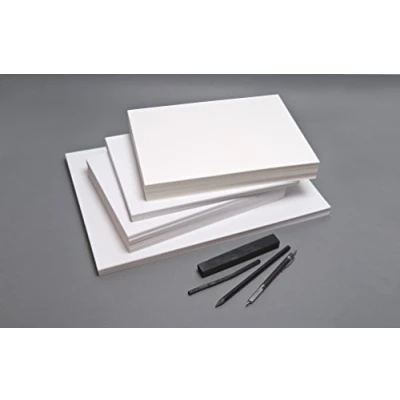 Abbildung von Clairefontaine 21683C Karton mit 5 Riesen Zeichen und Skizzenpapier à 250 Bogen, DIN A4, 90g, weiß, 1