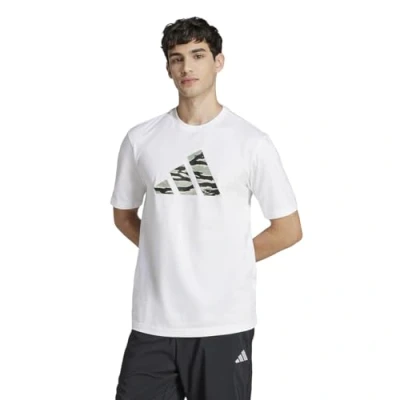 Abbildung von adidas Sportswear Codes Graphic Tshirt print, Herren, Größe: XL, White