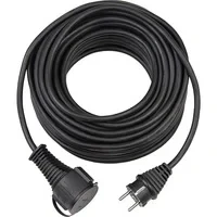 Abbildung von Brennenstuhl 1161470 Strom Verlängerungskabel Schwarz 25.00 m H05RR Verlängerungskabel, (25.00 cm)
