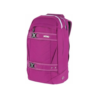 Abbildung von Nitro Aerial Rucksack, Multifunktionsrucksack, Schulrucksack, Daypack, Schoolbag, Sportrucksack, Rucksack mit Tragesystem für Skateboards, 27 L
