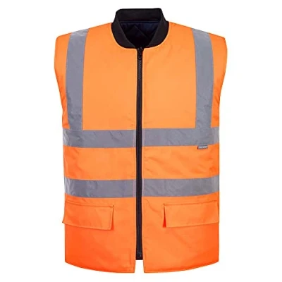 Abbildung von Portwest Warnschutz Wendeweste , Größe: 5XL, Farbe: Orange, S469ORR5XL