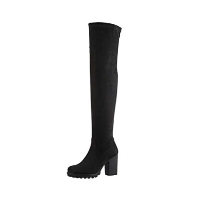 Abbildung von Elara Overknees, Damen, Größe: 40, Schwarz Schuhe