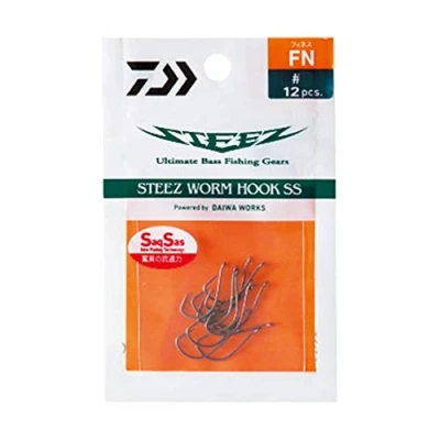 Abbildung von Daiwa Steez Worm Hook SS FN Roofvis Haak #1 10 stuks Dropshothaken